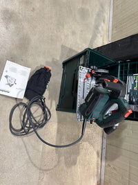Metabo 18V Akku Handkreissäge Set KT 18 LTX 66 BL mit Führungsschiene SoloNr.154 4061792192485