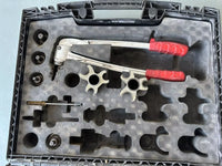 Rehau A3 Presszange Presse Pressmaschine Akku-Schiebehülsengerät Neue Wartung