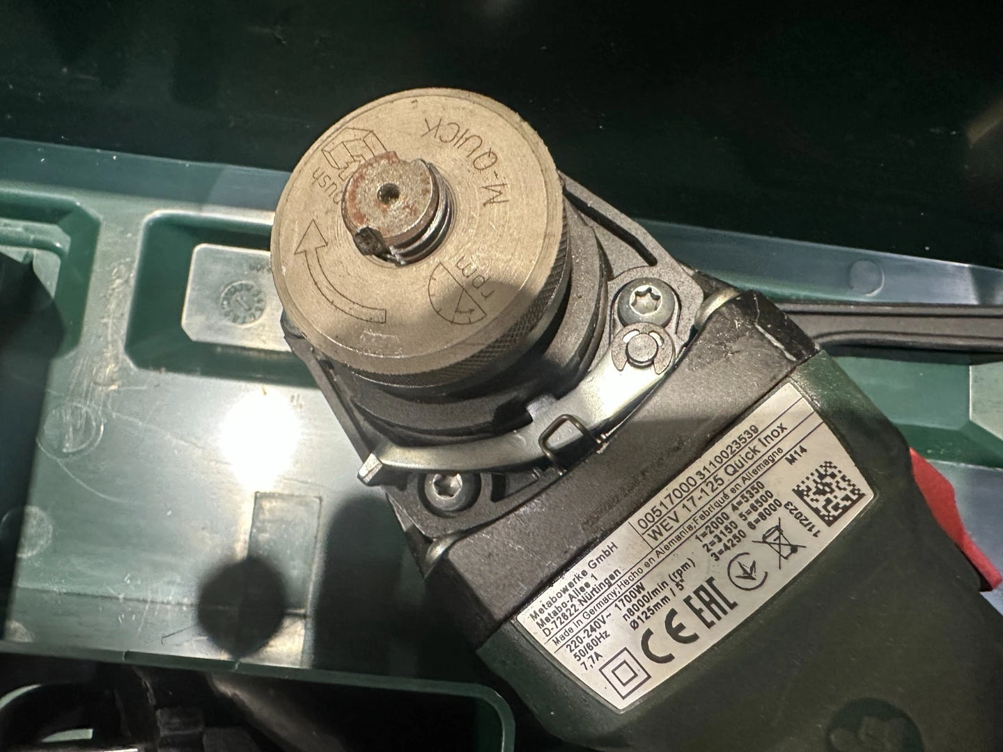 Metabo WEV 17-125 QUICK INOX Winkelschleifer Nr.139
