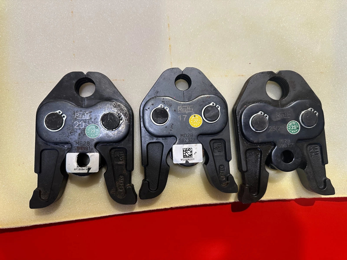ROTH press jaws 17 20 26 with press fittings