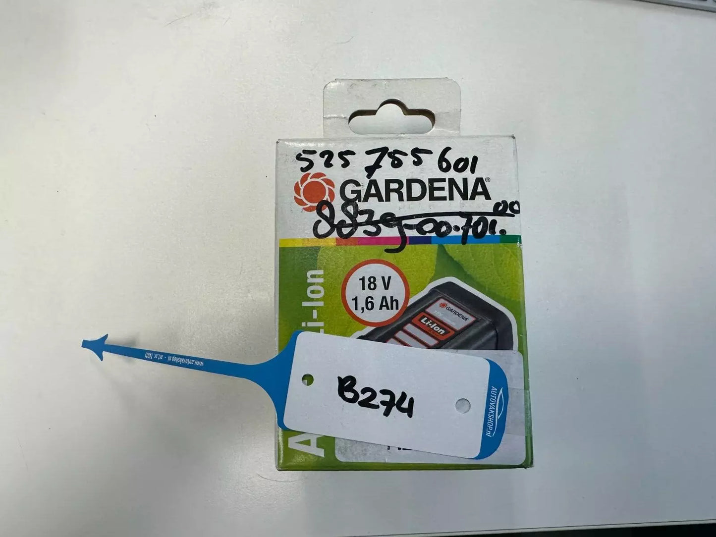 Gardena 18,25 V 1,5 Ah Gardena 18 V 1,6 Ah