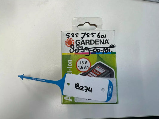 Gardena 18,25 V 1,5 Ah Gardena 18 V 1,6 Ah