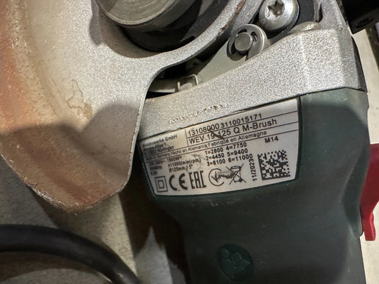 Metabo WEV 19-125 Q M-BRUSH  Winkelschleifer Nr.55