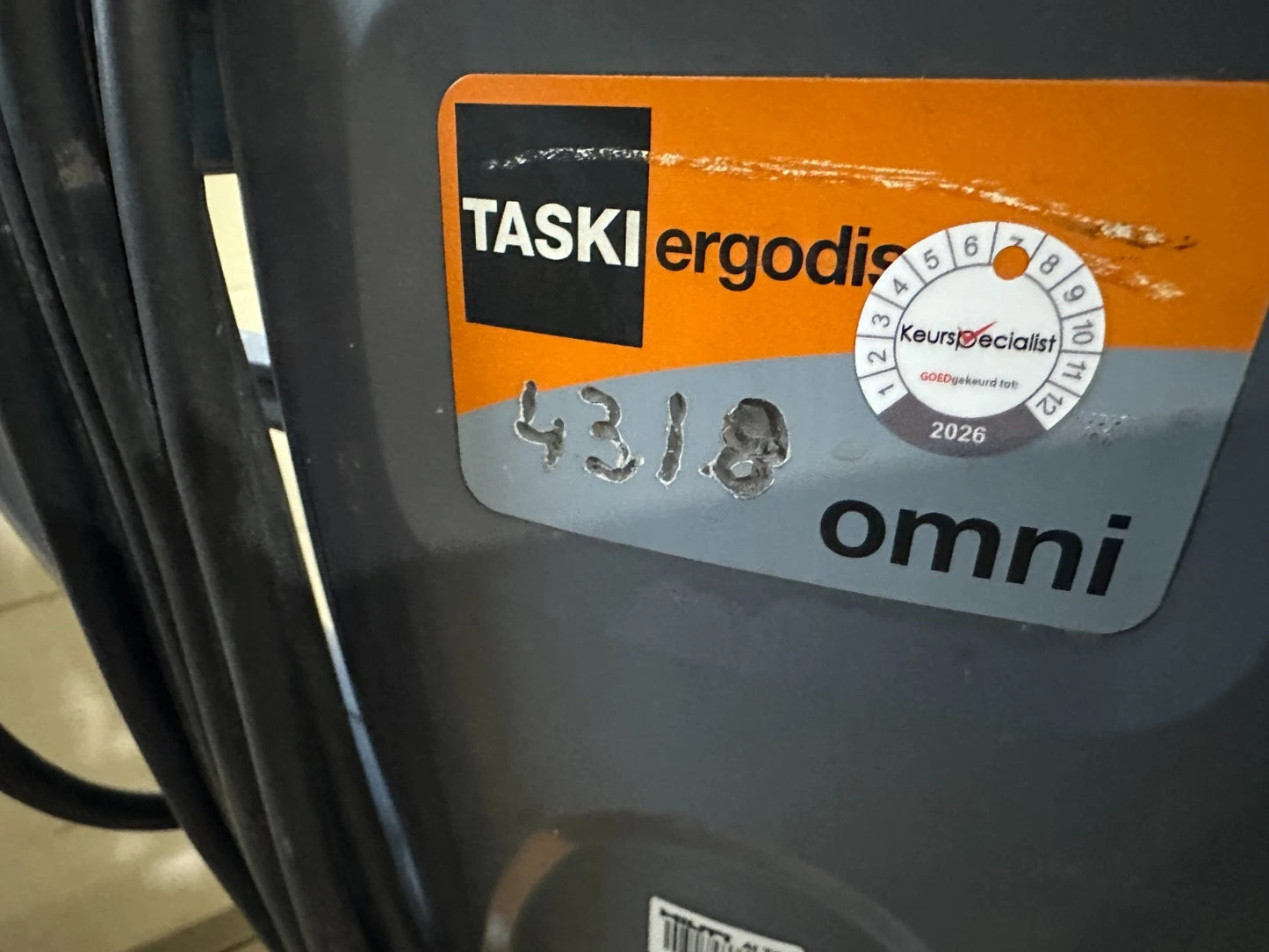 Taski ergodisc OMNI Einscheibenmaschine.