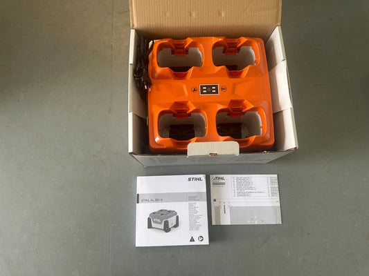 Ladegerät Mehrfach Stihl AL 301-4 230 V Neu Laden Bis 4 Batterien