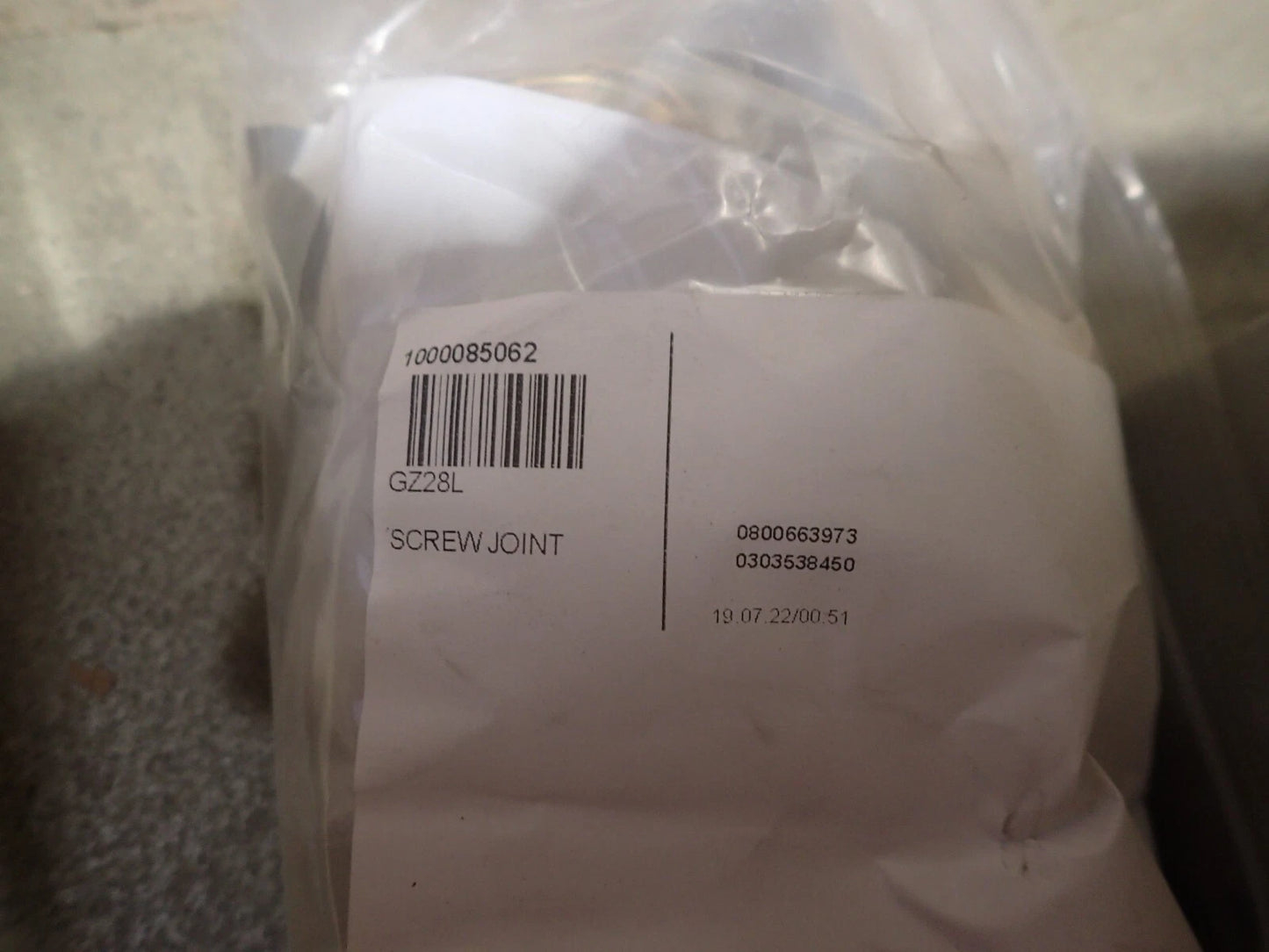 1x Parker GZ 28-L Gerader Zwischenstutzen