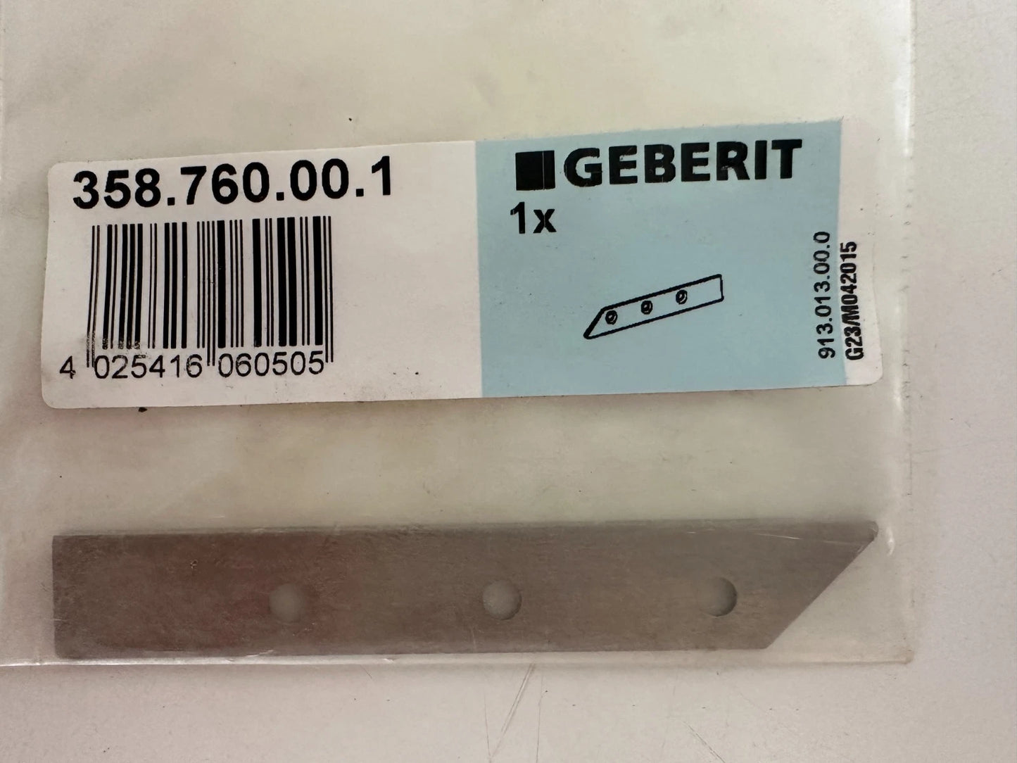 Geberit 358.760.00.1 Ersatzmesser d40-160 mm