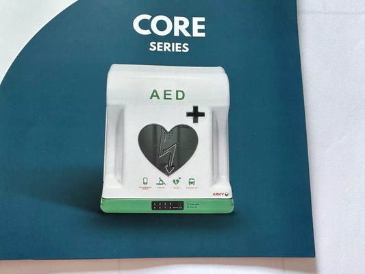 AED ARKY Core Plus Wandkasten für draußen (Heizung/Kühlung)  Defibrillator NEU