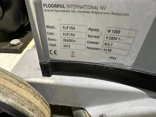 Floorpul FLP 154 Einscheibenmaschine mit Frischwassertank 1300W
