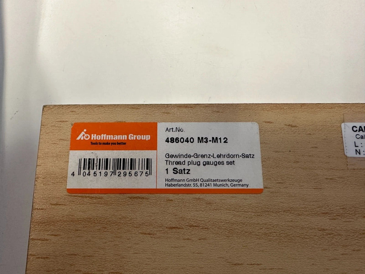 Hoffmann Group Gewinde-Grenz-Lehrdorn-Satz M3-M12
