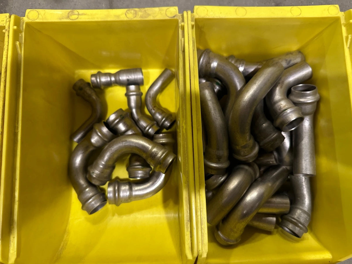 Viega Sanpress Inox stainless steel press fittings