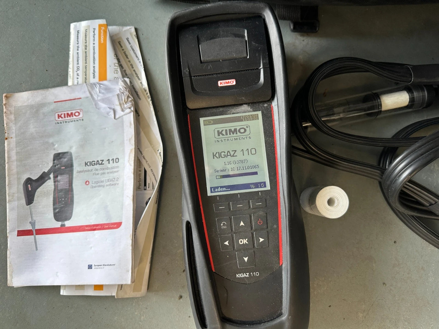 Exhaust gas analyzer KIMO KIGAZ 110 nr106
