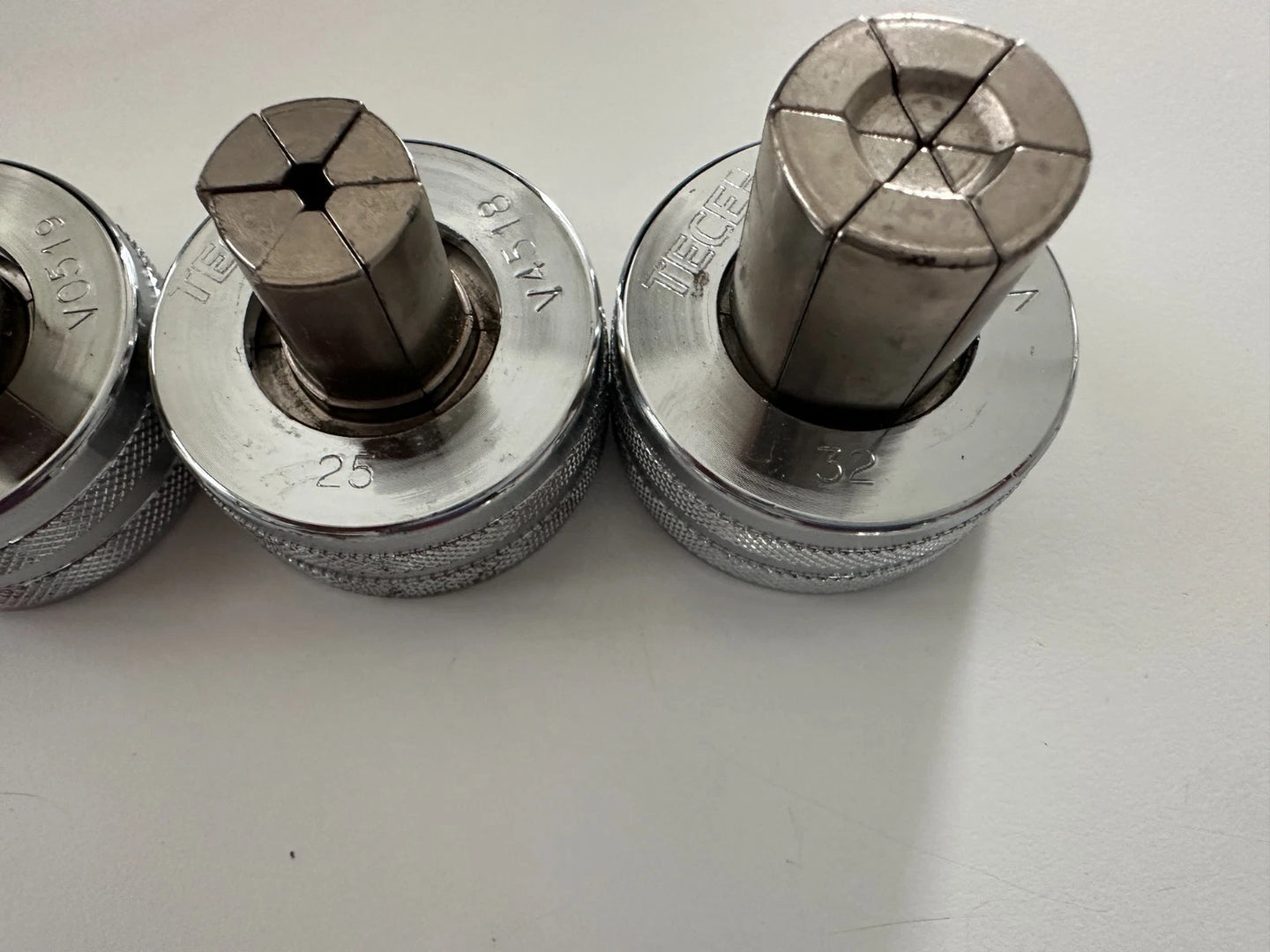 TECE  Pressbacken 16-32mm mit RO / Aufweitzange Schiebehülsengerät