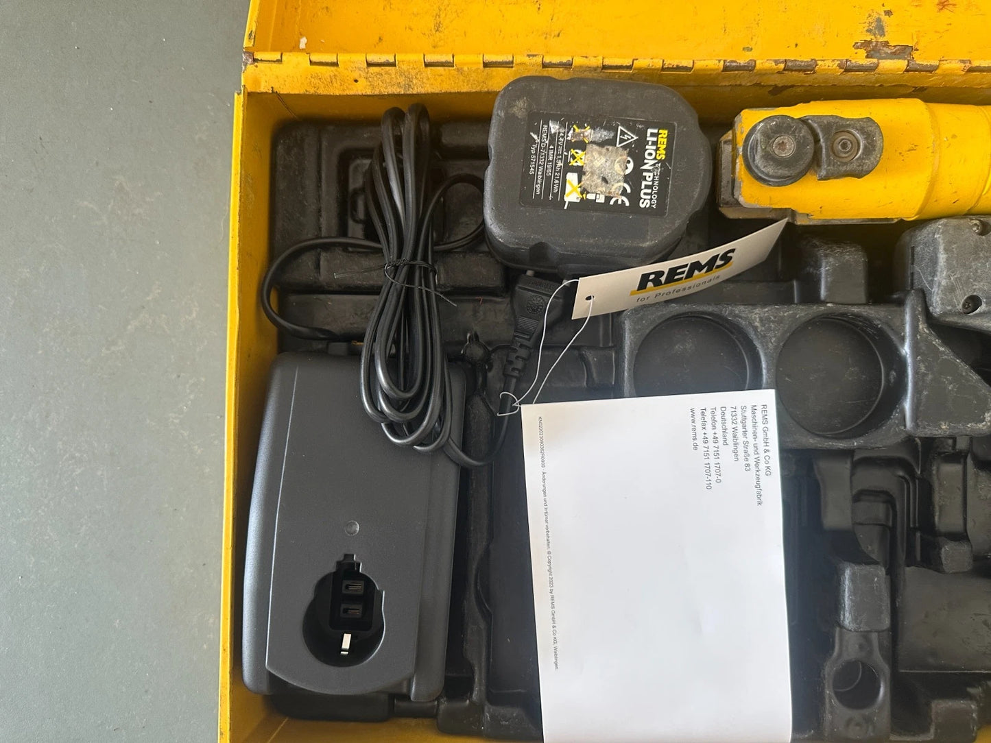 Rems Pressmaschine MINI Akku-Press ACC 14,4V ACC 9.