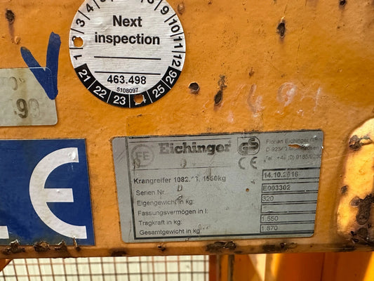 Eichinger Krangreifer 1082.16 STEINKORB