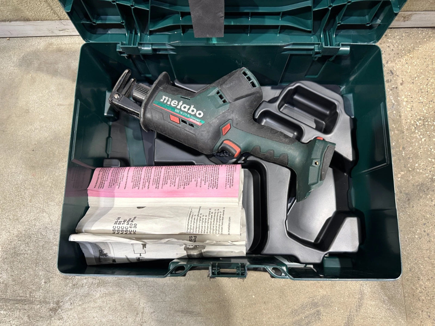 Metabo SSE 18 LTX BL Säbelsäge Sägemaschine Akku Säge Nr.4 4061792181298