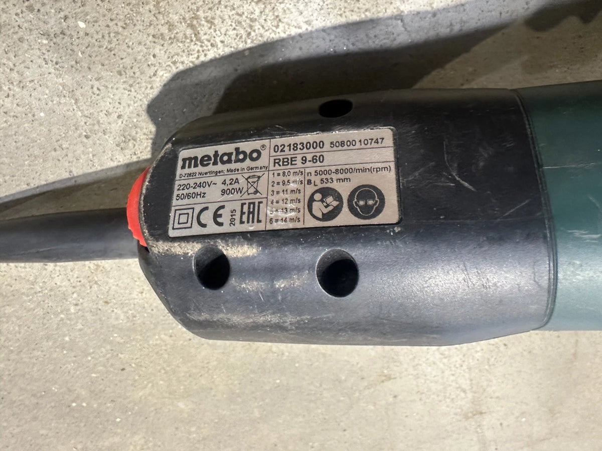 Metabo RBE 9-60 Rohrbandschleifer RBE 9-60 Set, Edelstahl, kompakt Nr.200