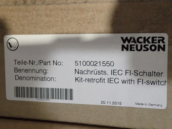 compare product 1x  Nachrüsts. IEC FI-Schaltern Betonrüttler Innenrüttler Wacker Neuson IEC45/23